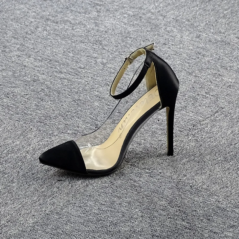 

Wholesale Clear Pvc Women Dress Pump Shoes Stiletto Sexy Heel Transparent Women High Clear Heels Pumps