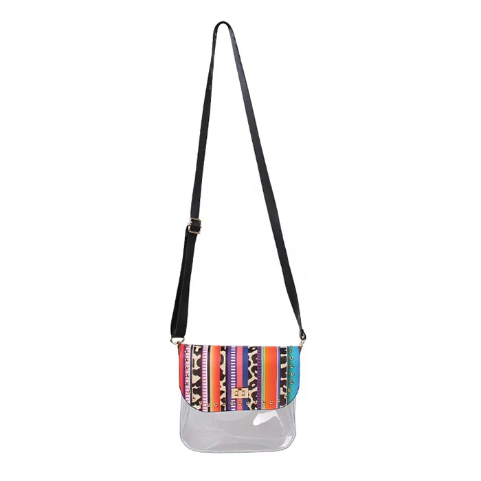 

2019 Wholesale New Style Monogrammed PVC Crossbody, 4colors