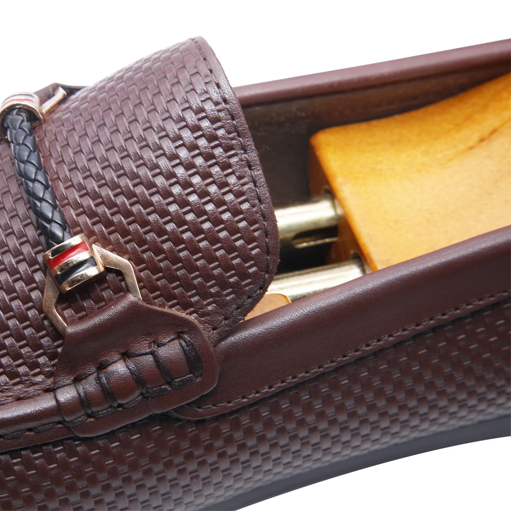 
Men Slip-on Moccasin Driving Shoes Cow leather breathable Loafers 