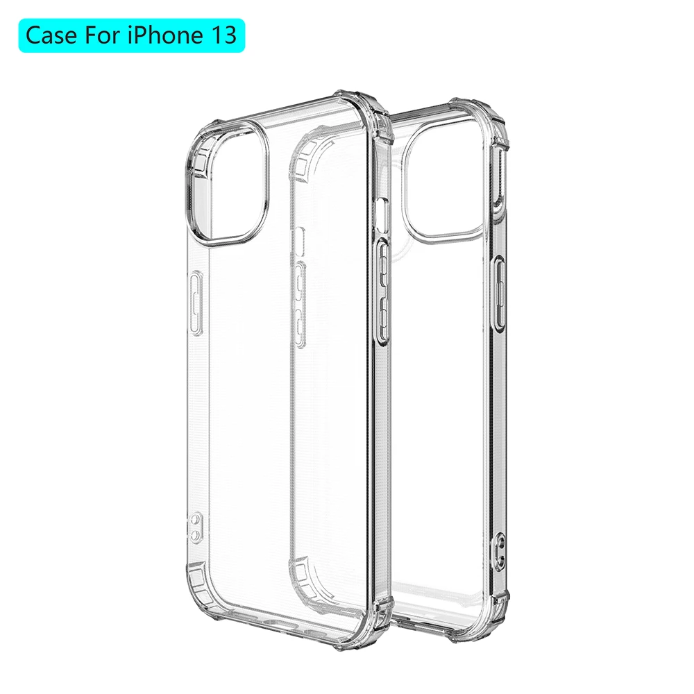 

Clear Ultra Thin Soft TPU Case Transparent Phone Case mobile covers For iphone 13 pro max