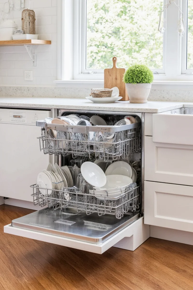 Kitchen layout options with two dishwashers