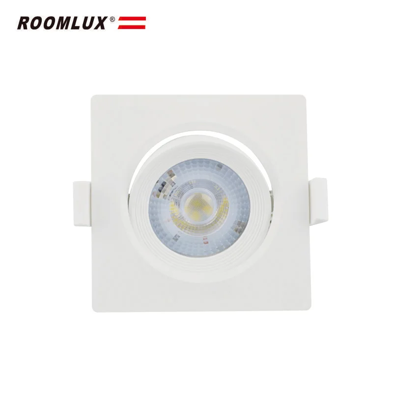 GU10 downlight frame white GU10 ceiling housing LED downlight fitting Square