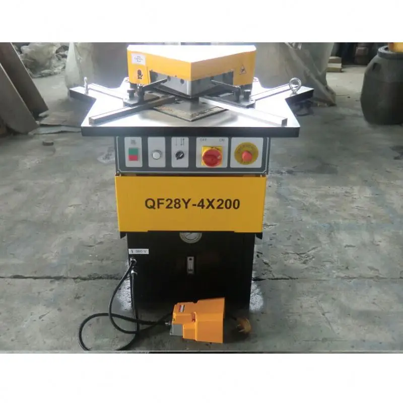 
QF28Y-4*200 hydraulic hose crimping machine, v-notch machine, angle notching machine 