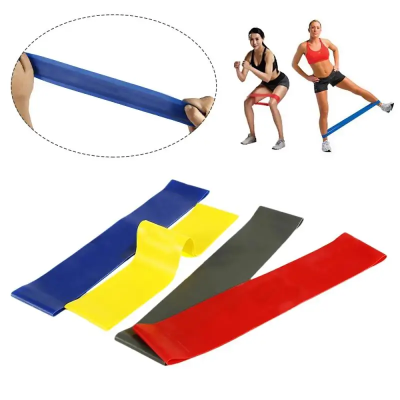 

Resistance Booty Bands Hip Circle Fabric Fitness Rubber Expander Elastic Band For Home Workout Exercise Equipment, Yellow/grey/blue/red