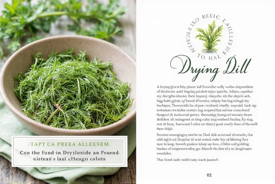 Dried Dill in Jar