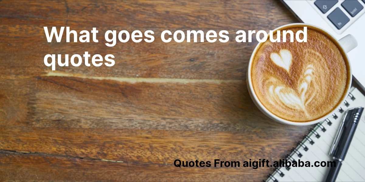 What Goes Around Comes Around Quotes — free download