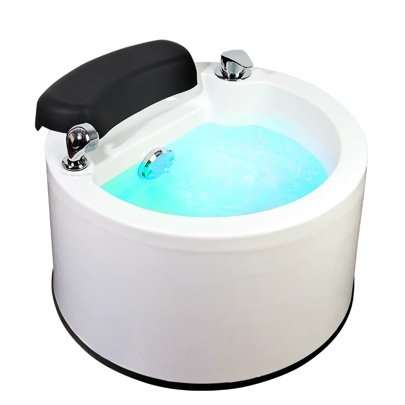 

Pedicure ceramic sink spa basin portable bowls footspa tub acrylic bowl station pedicures for foot massage rest bath electric