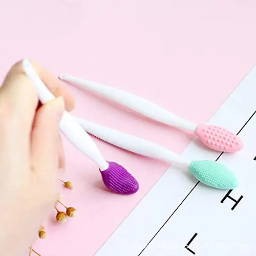 Silicone Exfoliating Lip Brush Doublesided Soft Lip Exfoliator Tool