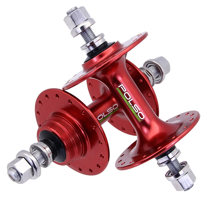 

FH001 road bike fixed gear hub alloy CNC wheelset hub 20h 24h 32h track bike hubs, Five colors