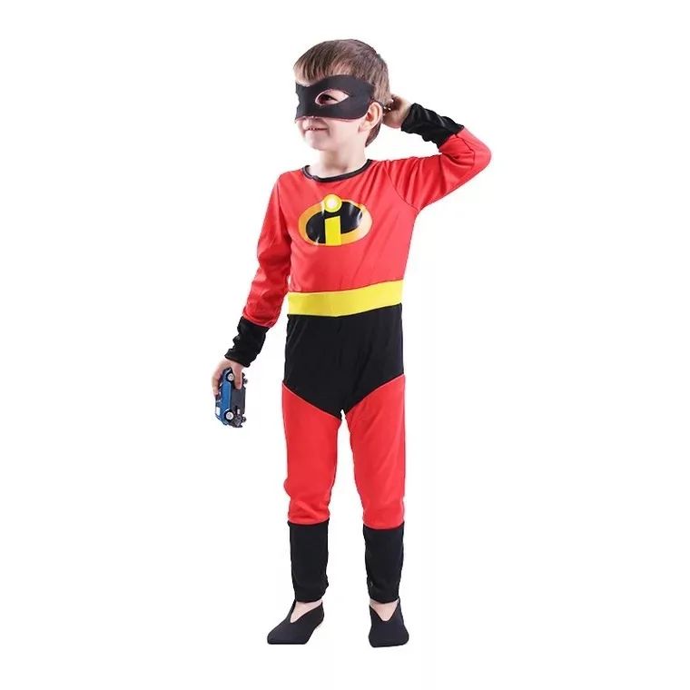 

New Superman's Story Children's Cosplay Costume High Quality Kids Show Clothes Party Cosplay Costume, Black