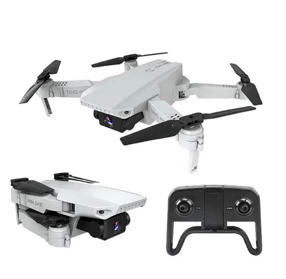 

2020 Latest HOSHI KF609 4K Camera Drone Foldable RC Mini Drone with WIFI FPV Selfie Optical Flow Stable Height Fly Quadcopter, White