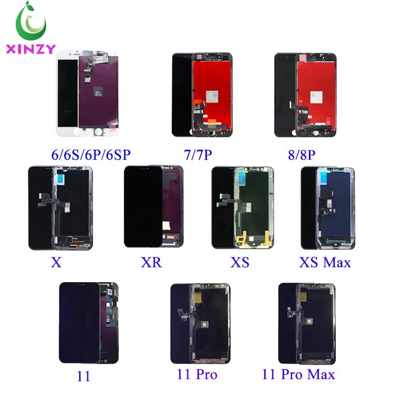 

XINZY for ip 6s plus screen for ip x screen replacement oem for ip 7 plus display screen original, Black
