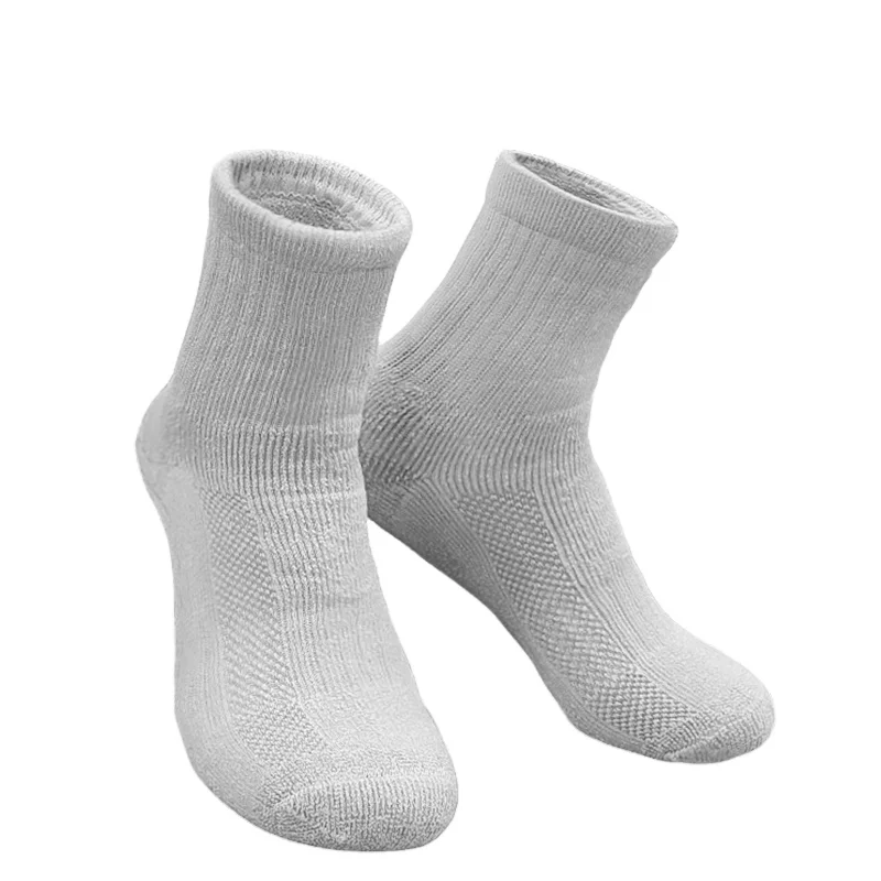 

Ready to ship in-stock best quality hemp yarn thick sailor crew socks with GOTS organic for men in winter