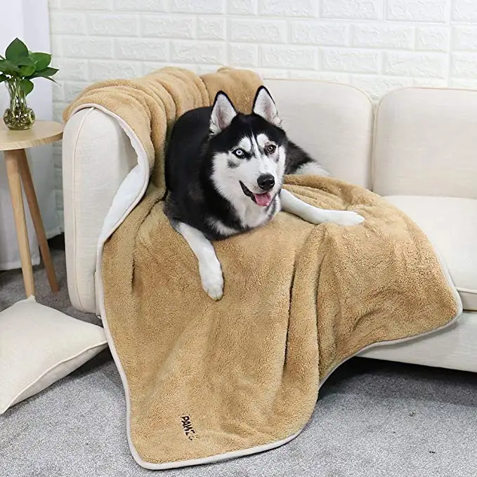 

Plush pet cushion double pet blanket golden retriever dog cushion cat blanket warm and comfortable, Customized