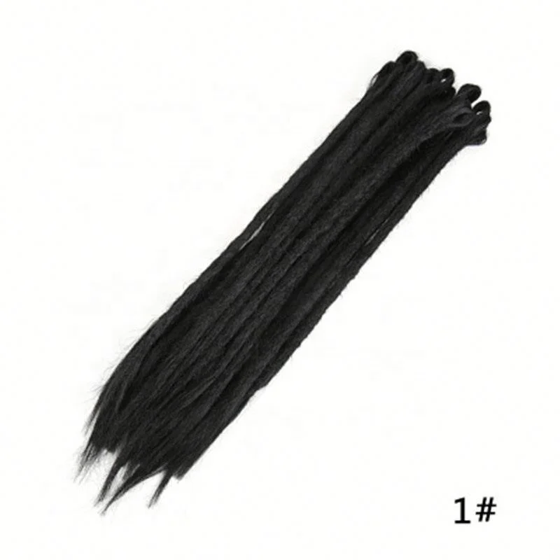 

JHCENTURY Women Trendy Hiphop Dreadlocks Synthetic Hair Extensions, Multicolor