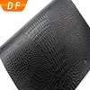 Deft design crocodile grain pvc leather material for bags handbags man shoes etc