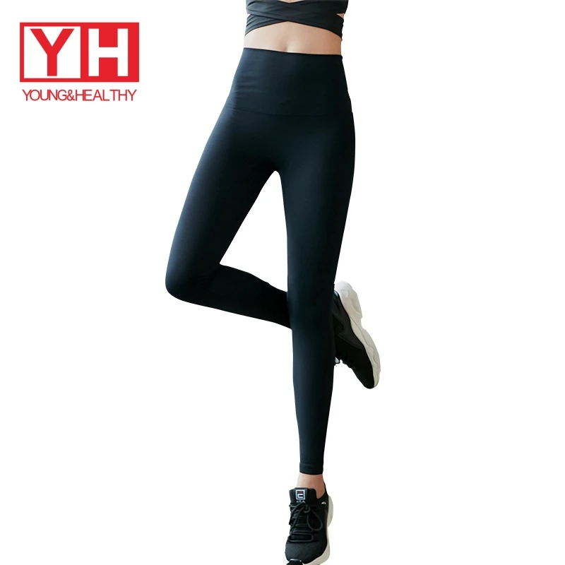 

2021 Soft Scrunch Butt Lifting High Waisted Black Yoga Pants