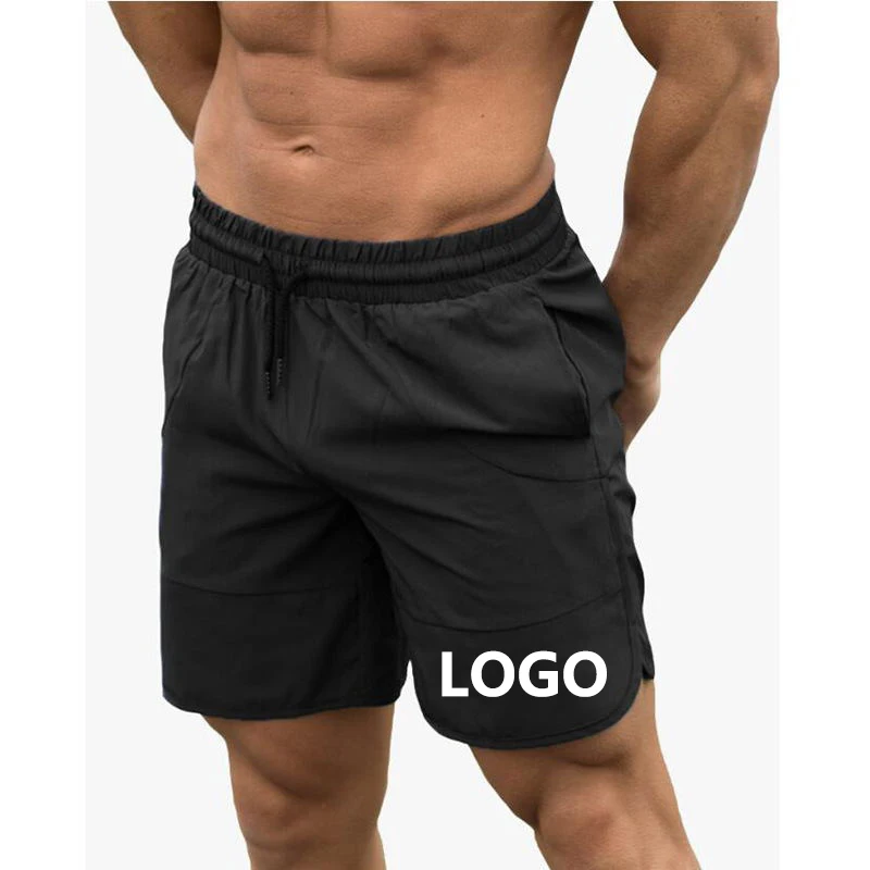 

Athletic Shorts Custom Print Workout Fitness Athletic Gym Training Sports Shorts Polyester quick-drying Muscle Training Shorts, Picture
