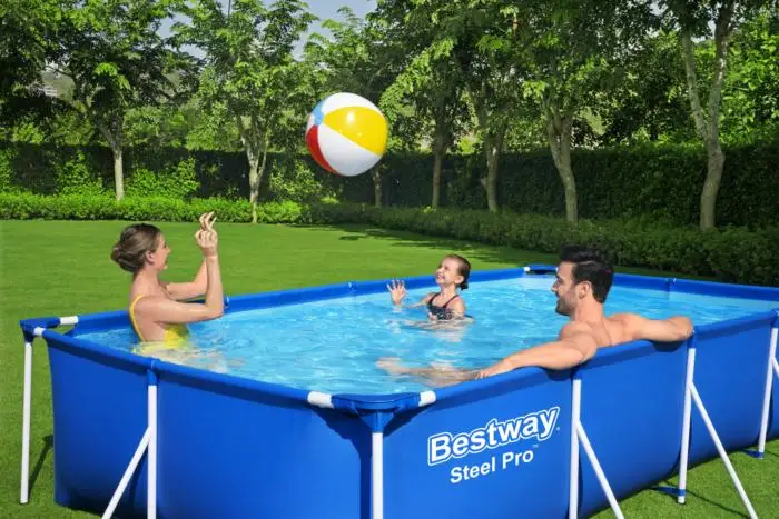 
Bestway 56405 above ground small size swimming pool Water Tank steel pool for homes 