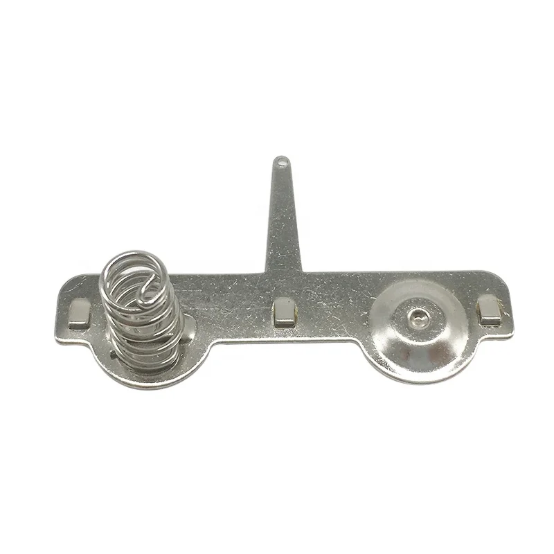 Custom Nickel Plated Spring Steel Electrical Aa/aaa/d Battery Spring Contact With Compression