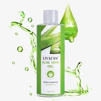 

LIYALAN brands 100 % pure Natural organic Aloe Vera extract moiste anti aging soothing Aloe Vera gel for face