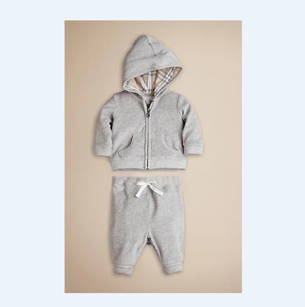 

Baby kids autumn new style casual velet clothes sets baby girls long sleeve hooded coats pants sport Sets Clothing childrens set