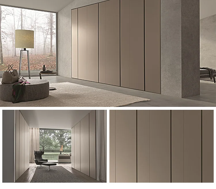 Manufacturers modern style multi mdf swing door open particleboard wooden cupboard/wardrobe for clothes