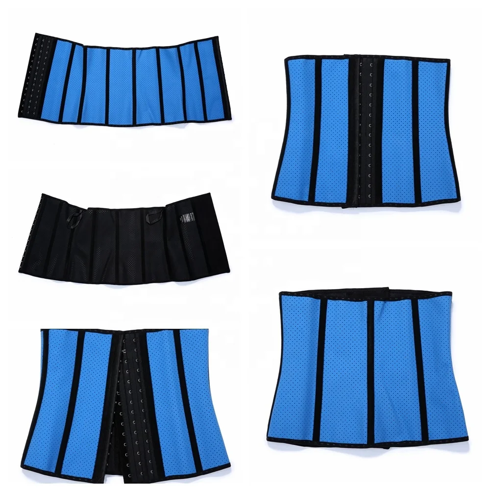 

High-quality steel wholesale rubber mesh women's training waist belt Y-1147, Purple, blue, black, apricot, pink