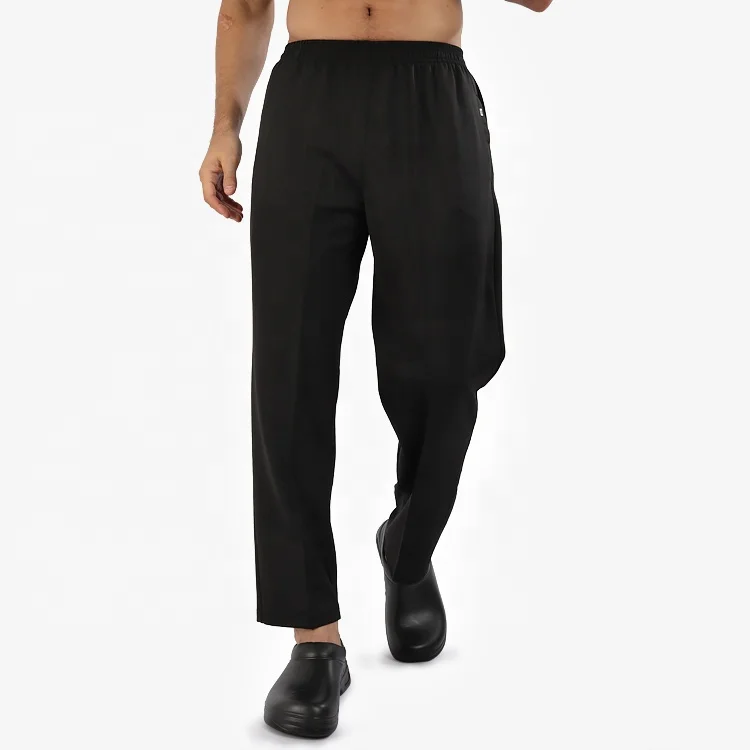 

Stretch Chefwear Black Chef Pants Kitchen Work Uniform