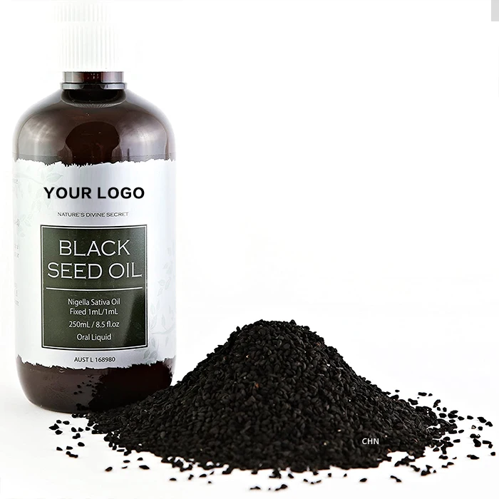 

Private label Cold-pressed Therapeutic Organic Pure black seed oil