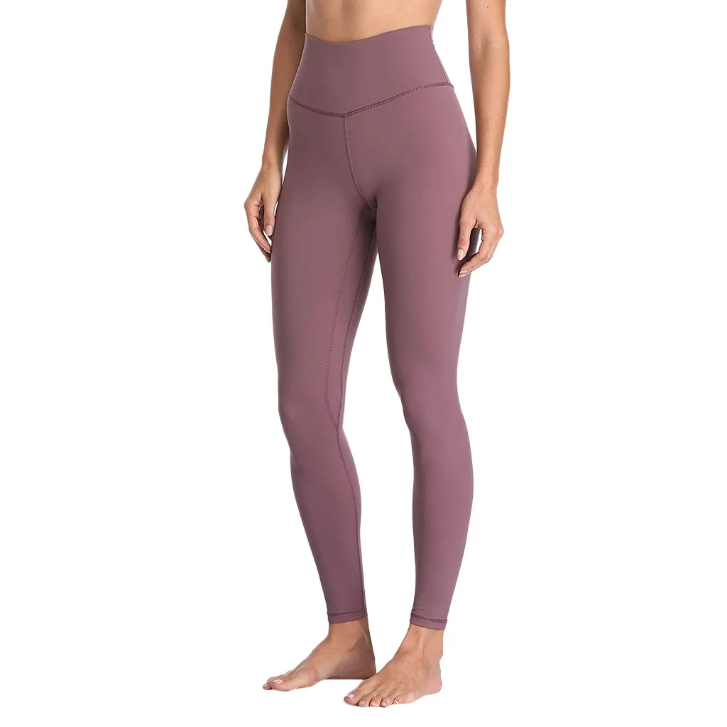 

Inside Pocket Yoga Gym Pants High Waist Nine-point Pants Women's Four-pin Six-line Tight Sweatpants