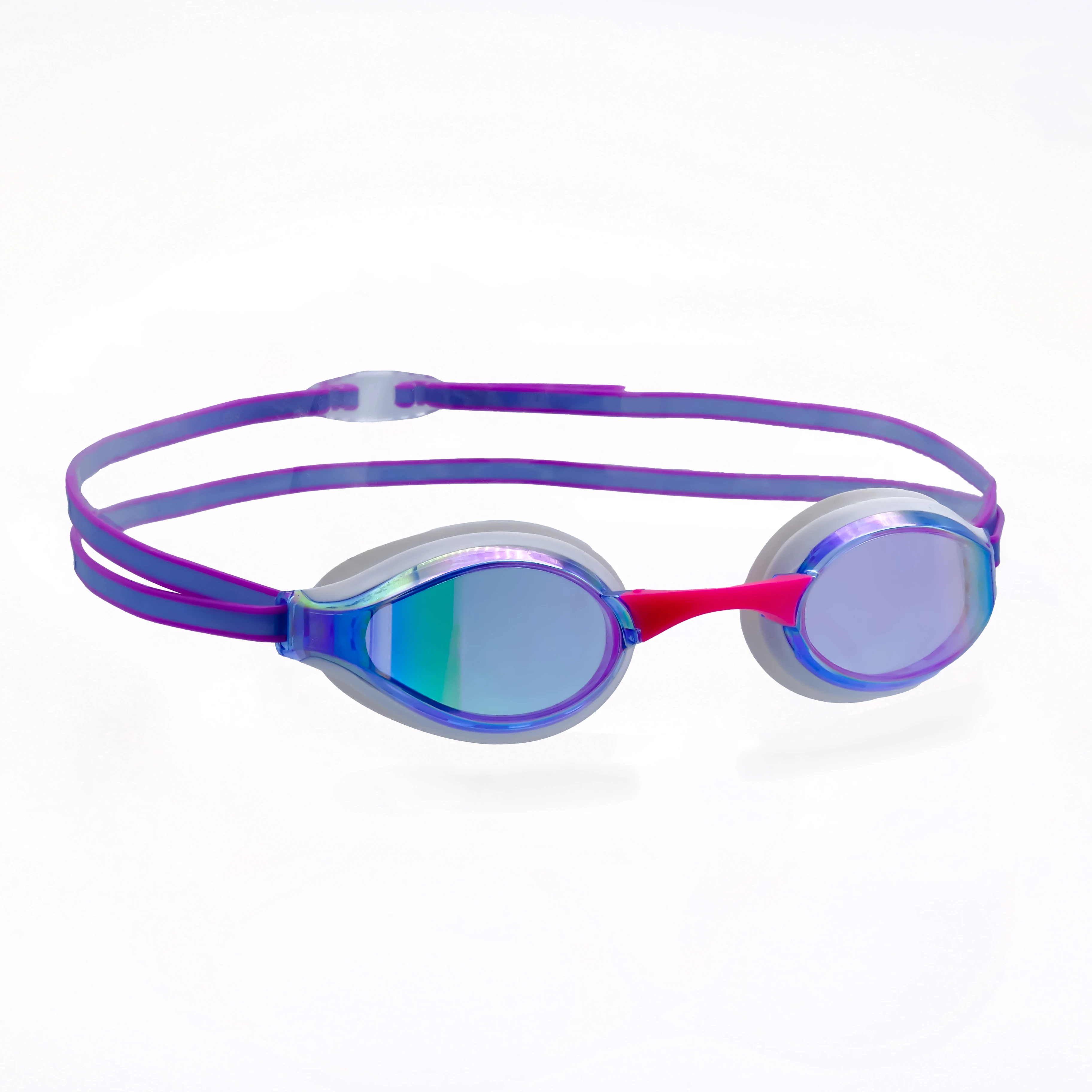 

ZLF Factory Free sample swim glasses for adult Silicone PC Anti-fog HD 4000 RTS Multi-color electroplated Swimming goggles, Customized color