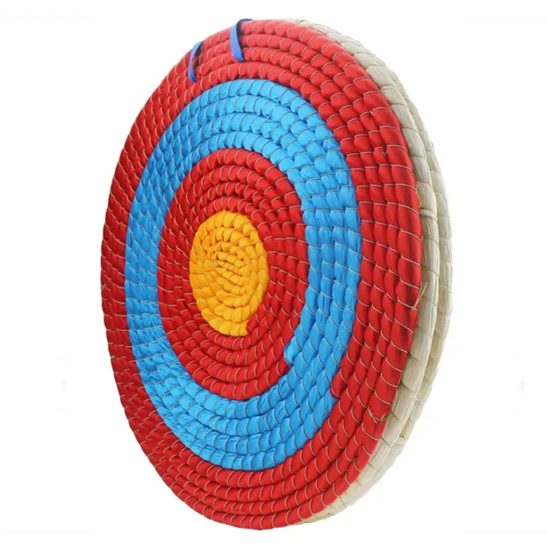 

3 Layers 20 inch Traditional Solid Straw Archery Target 2.2 inch Thickness Hand-Made Arrows Target, Customized color