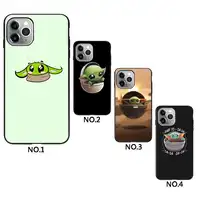 

Cartoon baby yoda tpu back cover phone case for iPhone 11Pro Max 11 X XS XR XS MAX 8plus 8 7plus 7 6plus 6 5 5E case
