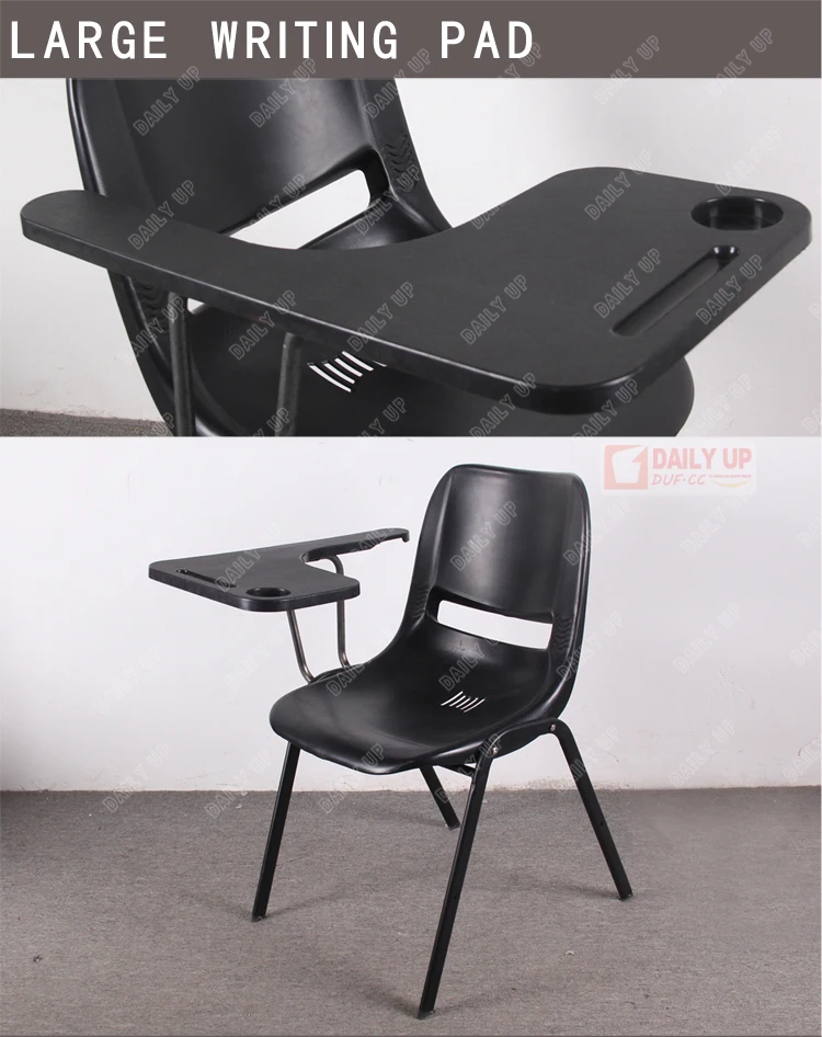 ESCROW-Mult-Colour Tablet Arm Chair with Writing Board School Study Table and Chair with Book Basket Best Buy