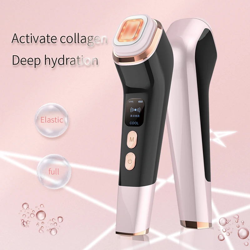 

4 in 1 RF EMS LED Photon Ion Lead Face Cleanser with Hot Cold Other Home Use Portable RF Radiofrequency Machine