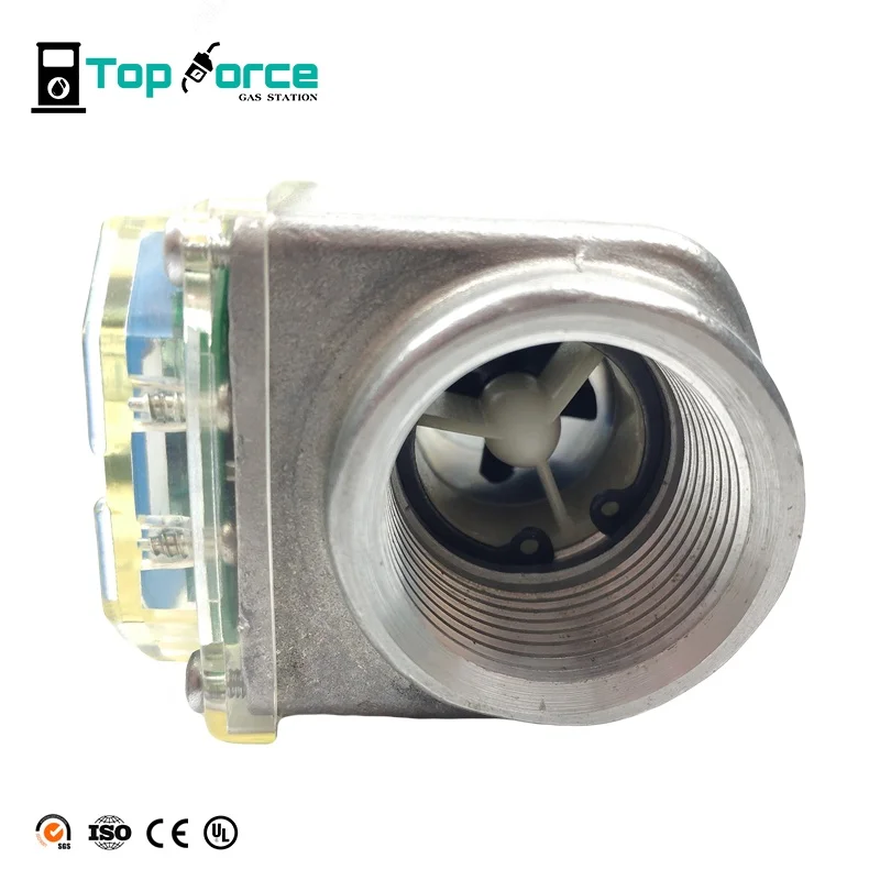 
Electronic digital pulser turbine flow meter with high precision for fuel diesel gasoline 