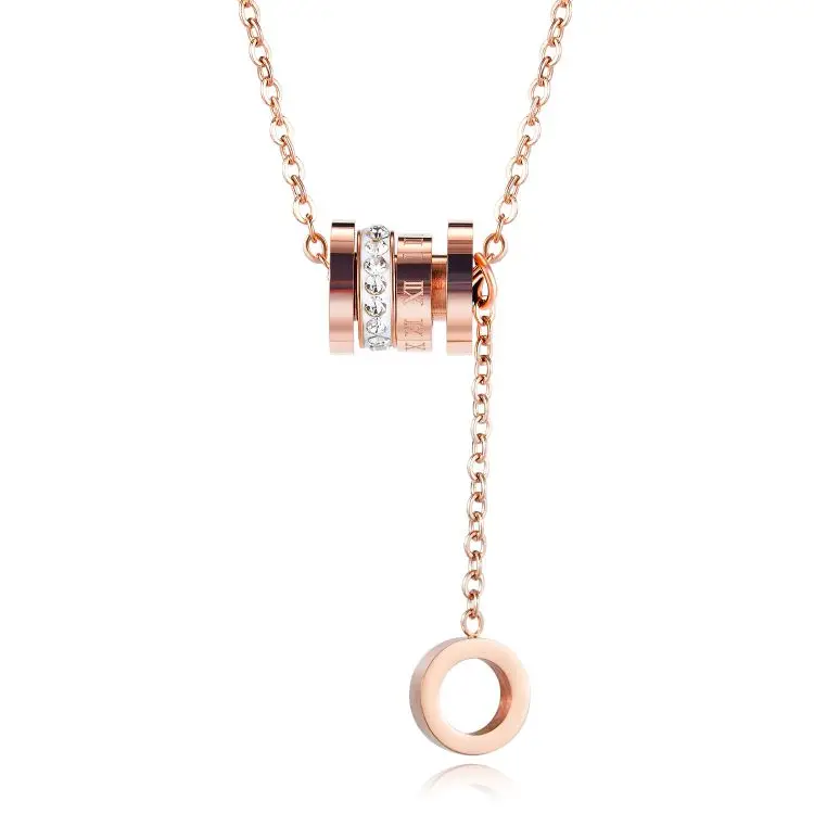 

Hot Korea Design 9 Styles Jewelry Necklaces Multiple Pendant Necklace Chain Stainless Steel Necklace for Mother's Day
