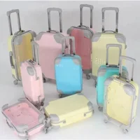 

2020 Mini Suitcase Luggage Lash Packaging Case 5D Mink Eyelashes Private Label Custom Box Eyelashes Vendor