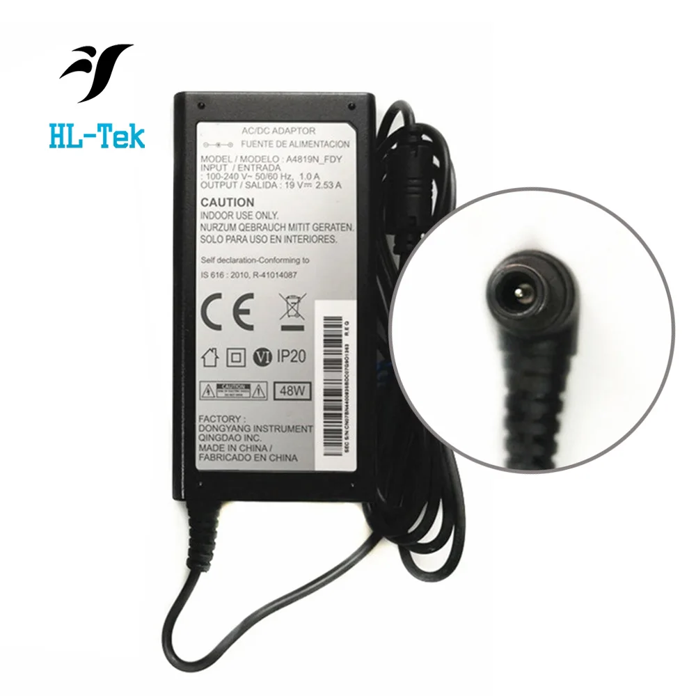 

19V 2.53A 48W AC Adapter for Samsung TV Power Supply Charger A4819-FDY UN32J4000AF UN32J4000AGXZD UN22H5000 UN32J4000