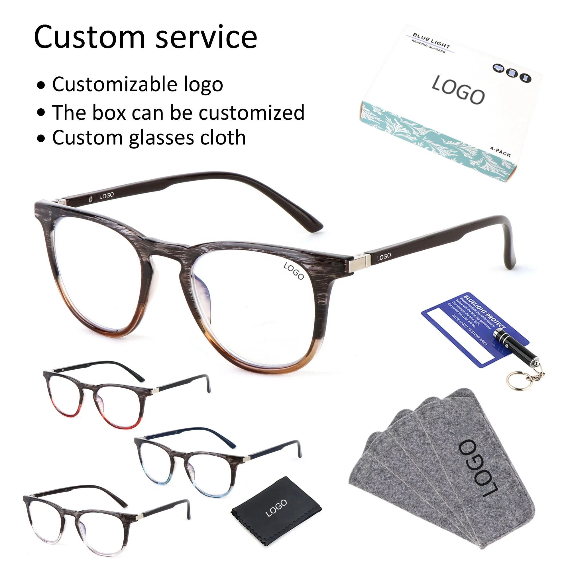 

Fashion Best Quality Read Glasses Women Computer Custom Anti Blue Light Reading Glasses for Men