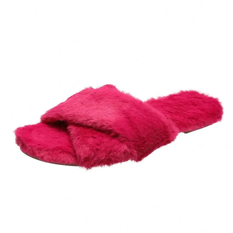 

Latest Design Flat Women Slippers Shoes Warm House Slippers Women, Picture