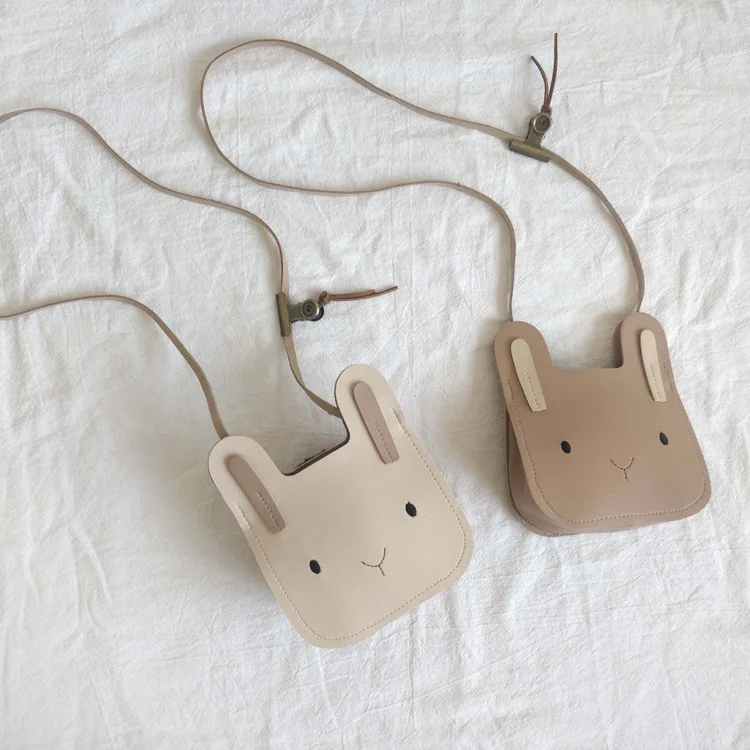 

PU Bunny Clip Children's Shoulder Bag Children's Bag All-match Messenger Bag