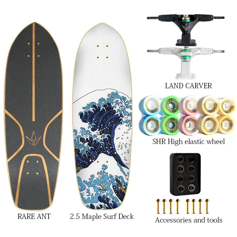 

Highly Smooth Carver Surf Land Surfing Skateboard For Adult Wholesale Cx4