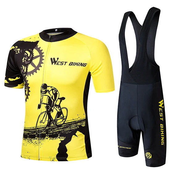 WEST BIKING Bicycle Shorts Breathable Quick Dry 3D Gel Padded Outdoor Sports Riding Underwear Lycra Fabric Jersey Cycling Shorts