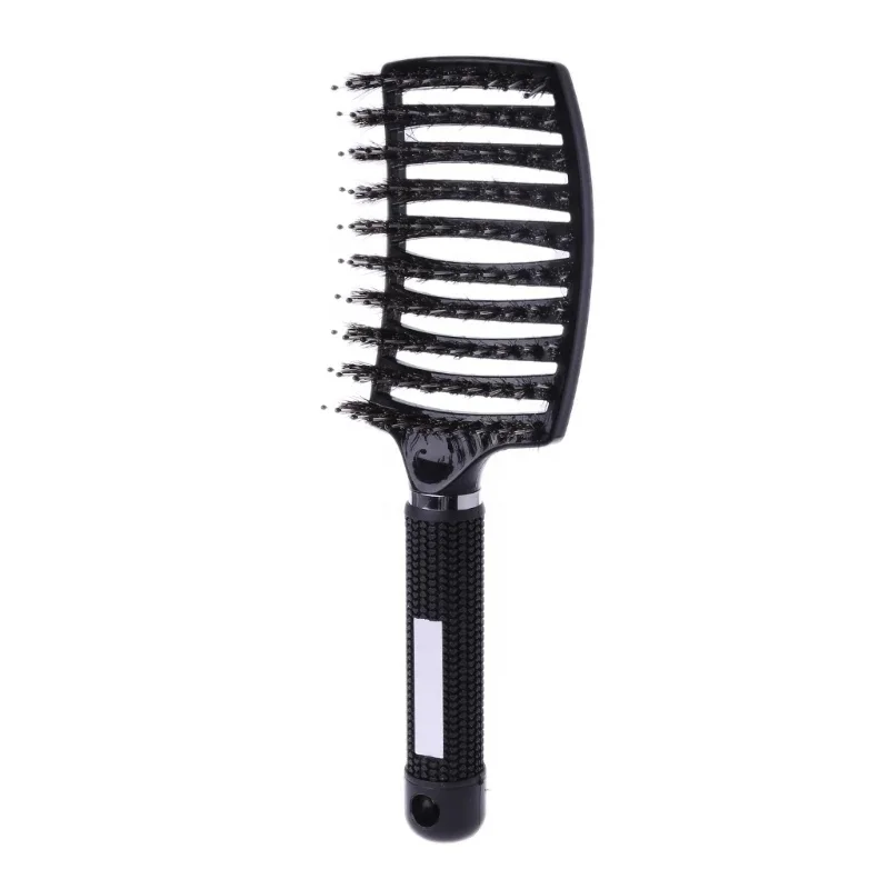 

YDM Hairdressing Salon Professional Bristle & Nylon Hairbrush Scalp Massage Comb Wet Hair Brush, Customized color