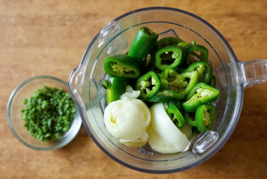 Spicy Jalapeño Salsa Recipe with Blender