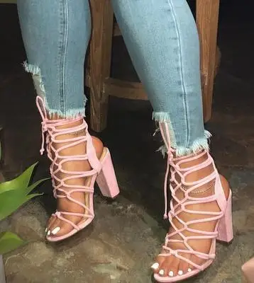 

Summer new style European and American hollow sexy high heels ladies sexy heels