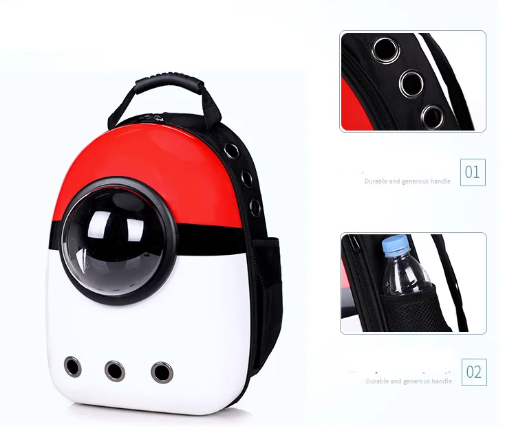 

Capsule Cat Carrier Outdoor Breathable Pet Cage Convenient Dog Bag With Mesh Mat Top Mesh Window Pet Supplies