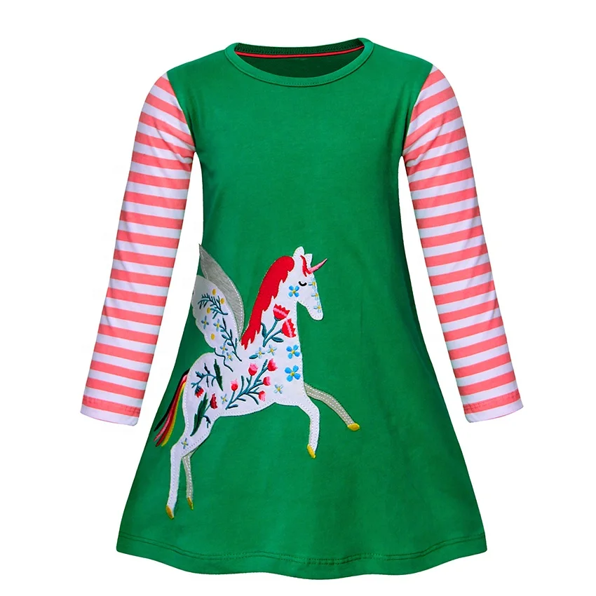 

High Quality Unicorn Girls Night Skirt Girls Cartoon Sleepwear Children's pajamas Sleep Wear